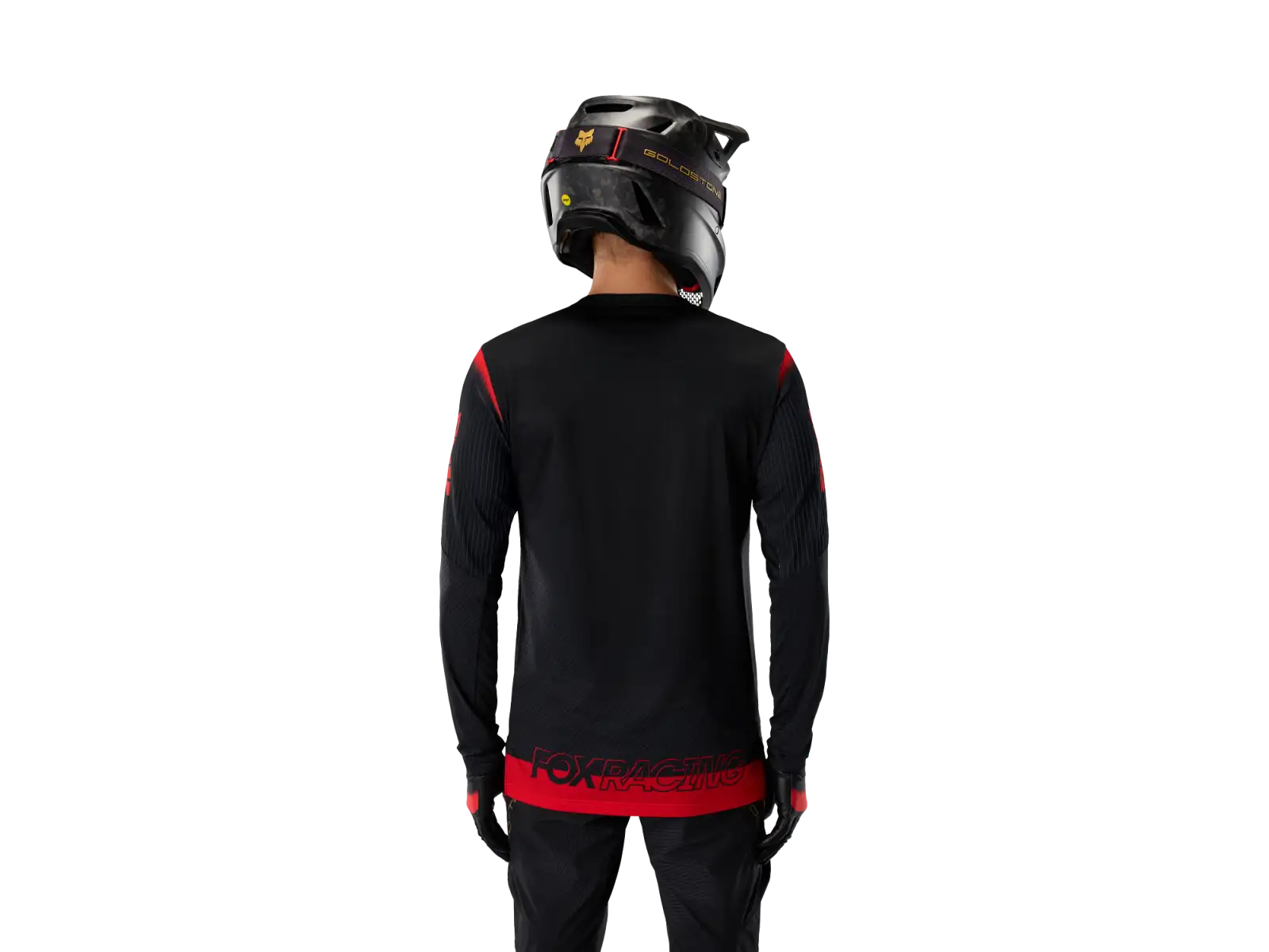 Fox Flexair Ls Jersey Goldstone Se męska koszulka Black