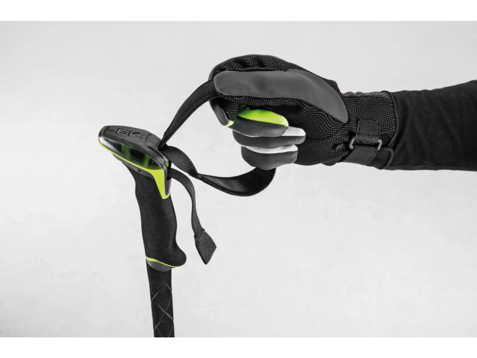 Leki Guide 3 kije skialpinistyczne Black/Neon yellow/Dark anthracite