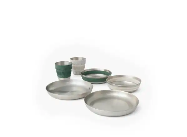 Sea to Summit Detour Stainless Steel Dinnerware Set 6 częściowy zestaw naczyń