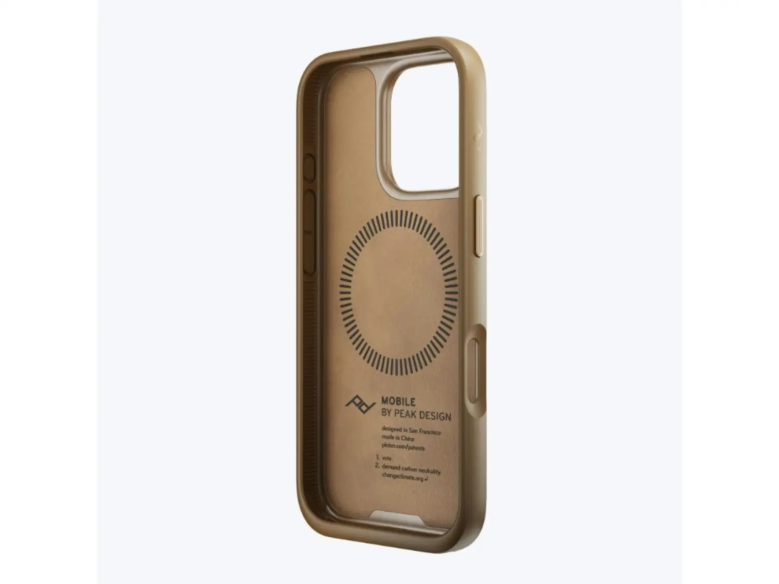 Peak Design Mobile Everyday Clarino Case iPhone 16 Pro etui na telefon Tan