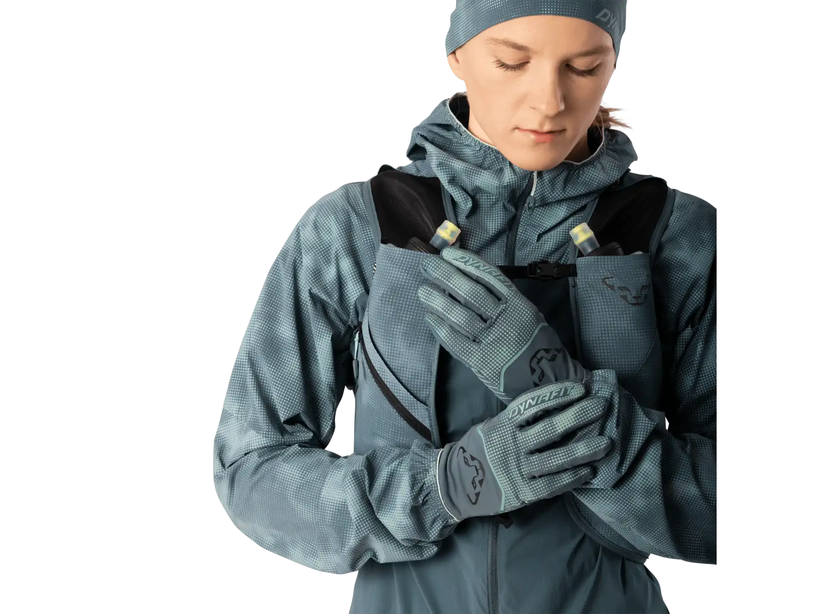 Dynafit Trail 6 Reflective kamizelka do biegania Cinder/Smoke Blue