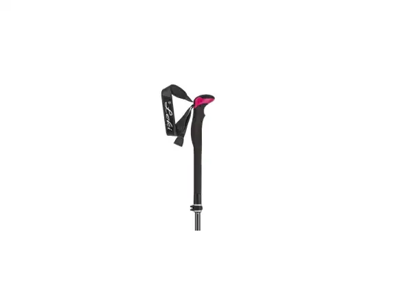 Leki Winter tour Vario Carbon damskie kije skiturowe black/dark anth./berry/white 100-120 cm