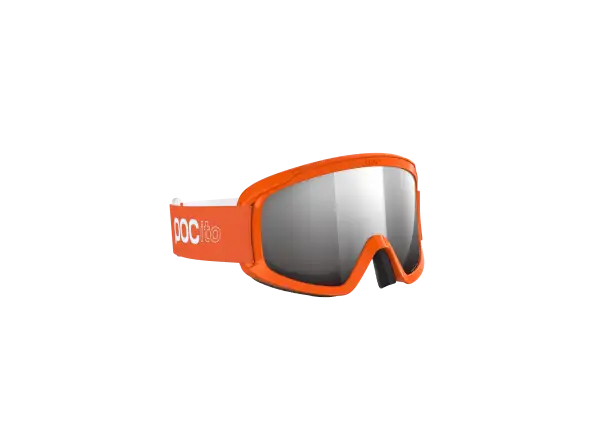 POC POCito Opsin dziecięce gogle narciarskie Fluorescent Orange/Partly Sunny Silver