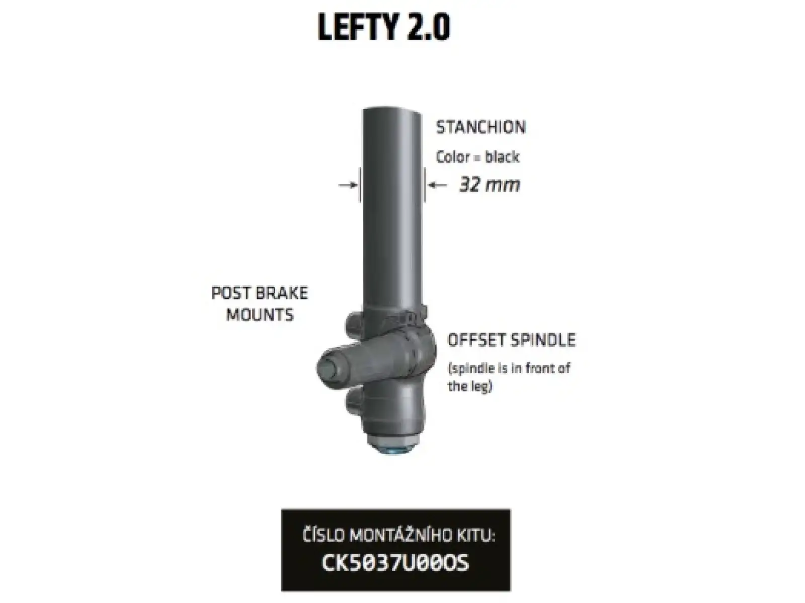 Cannondale 2Spring Air zestaw do modernizacji dla Lefty SuperMax 1.0 36mm (CK5027U00OS)