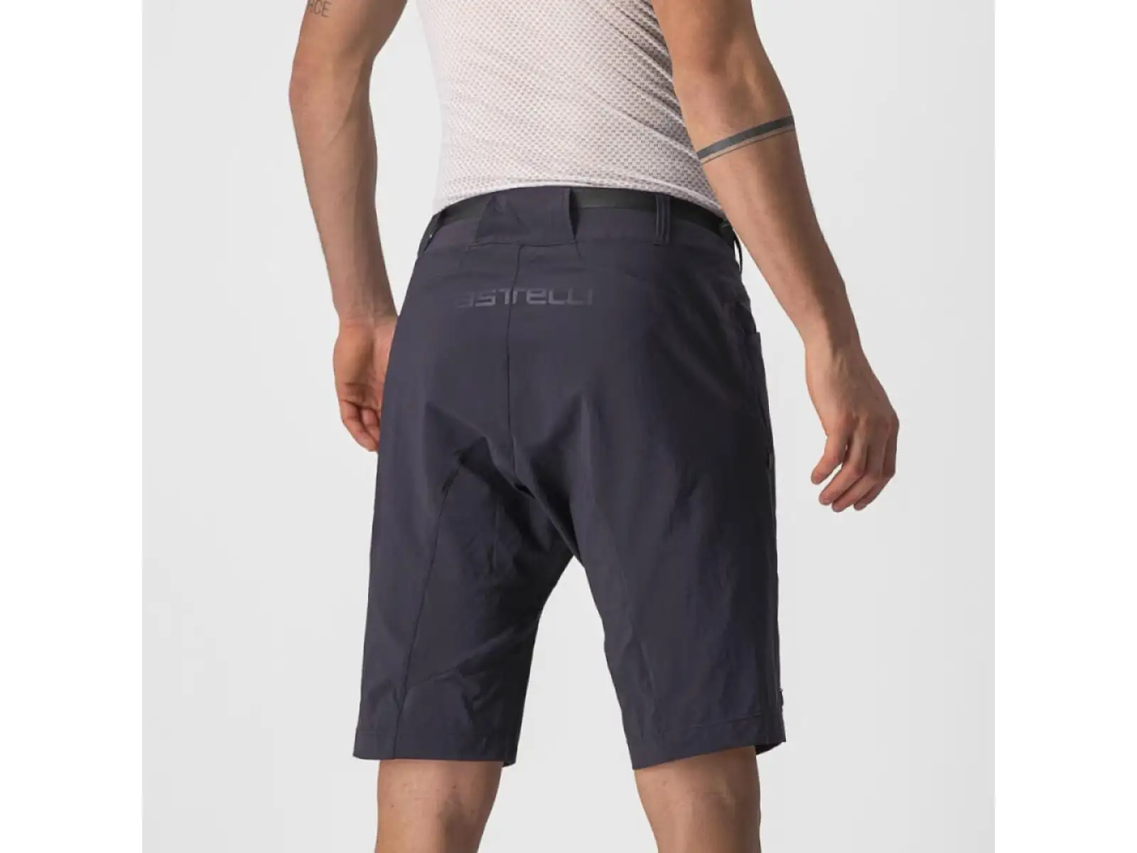 Castelli Unlimited Trail męskie luźne spodenki bez wkładki czarna