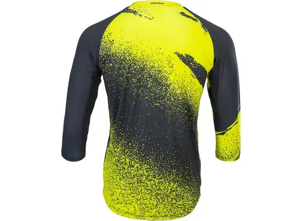 Silvini Brunello męska koszulka rowerowa 3/4 rękaw black/neon