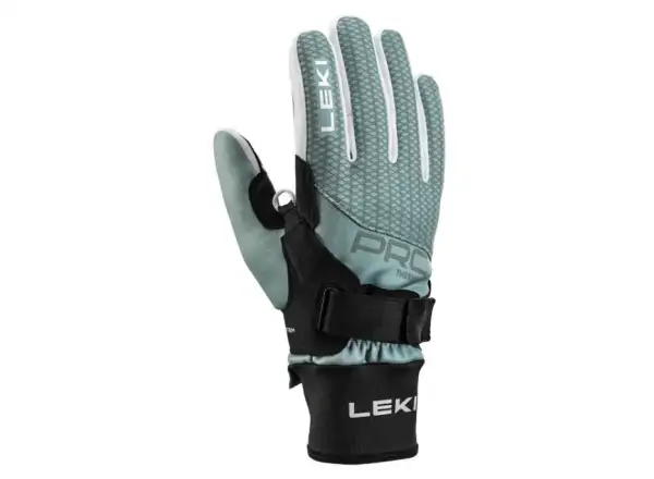 Leki PRC ThermoPlus Shark damskie rękawice Black-ice green