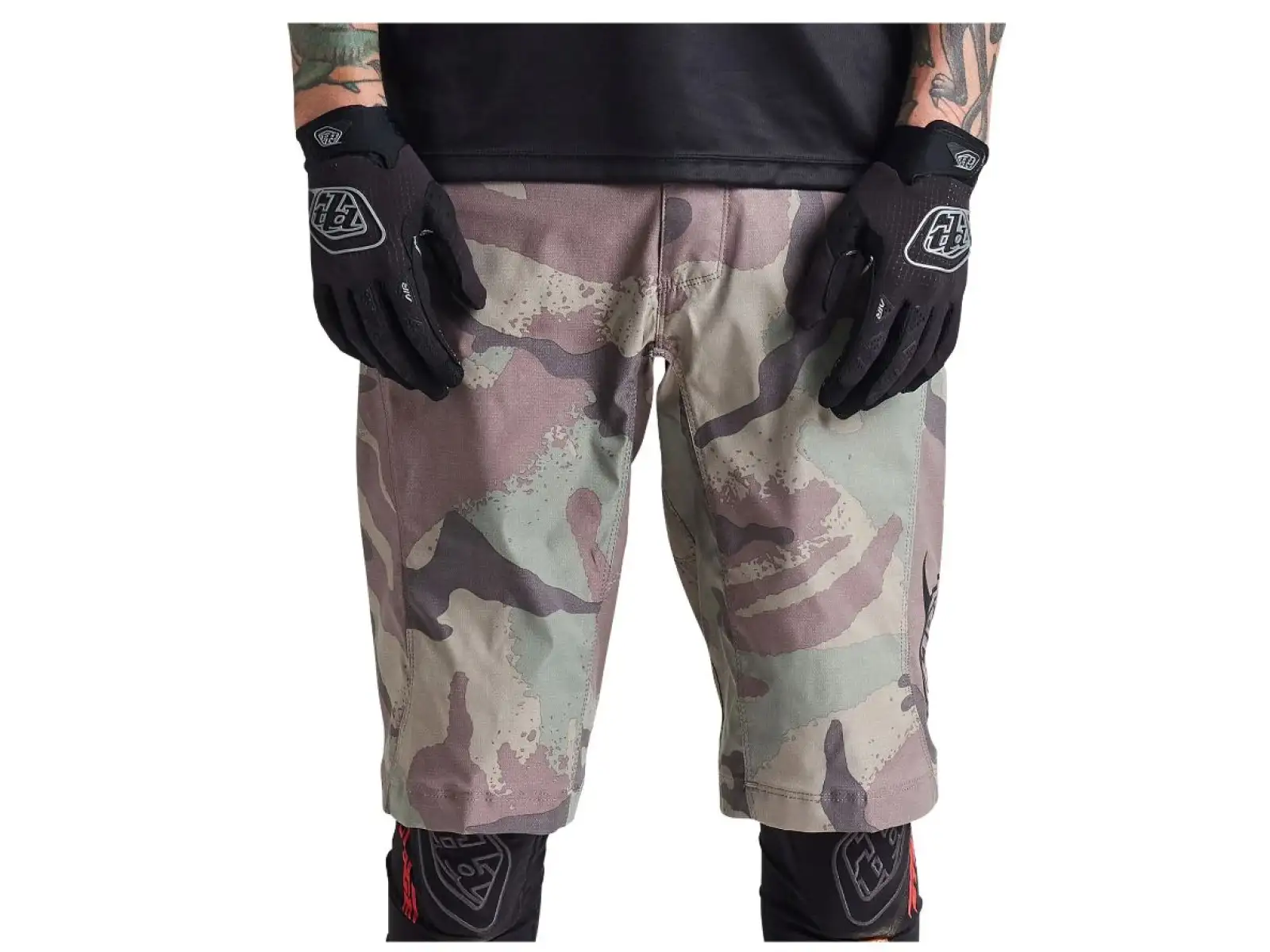 Troy Lee Desings Flowline spodenki z wkładką Camo Woodland