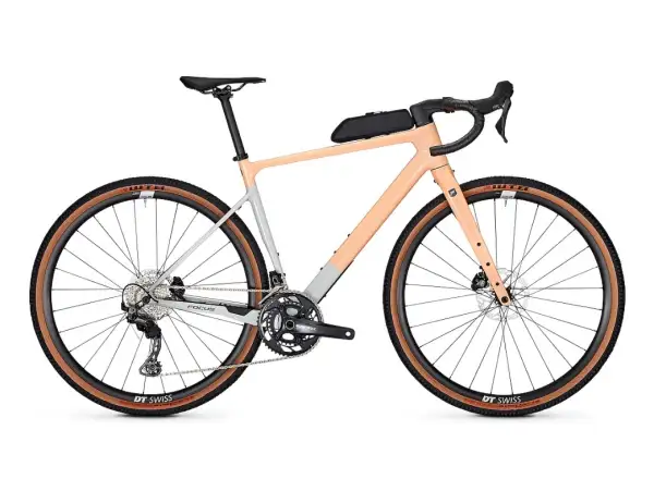 Focus Atlas 8.7 DI gravel rower Melon Glossy/Lightgrey Glossy