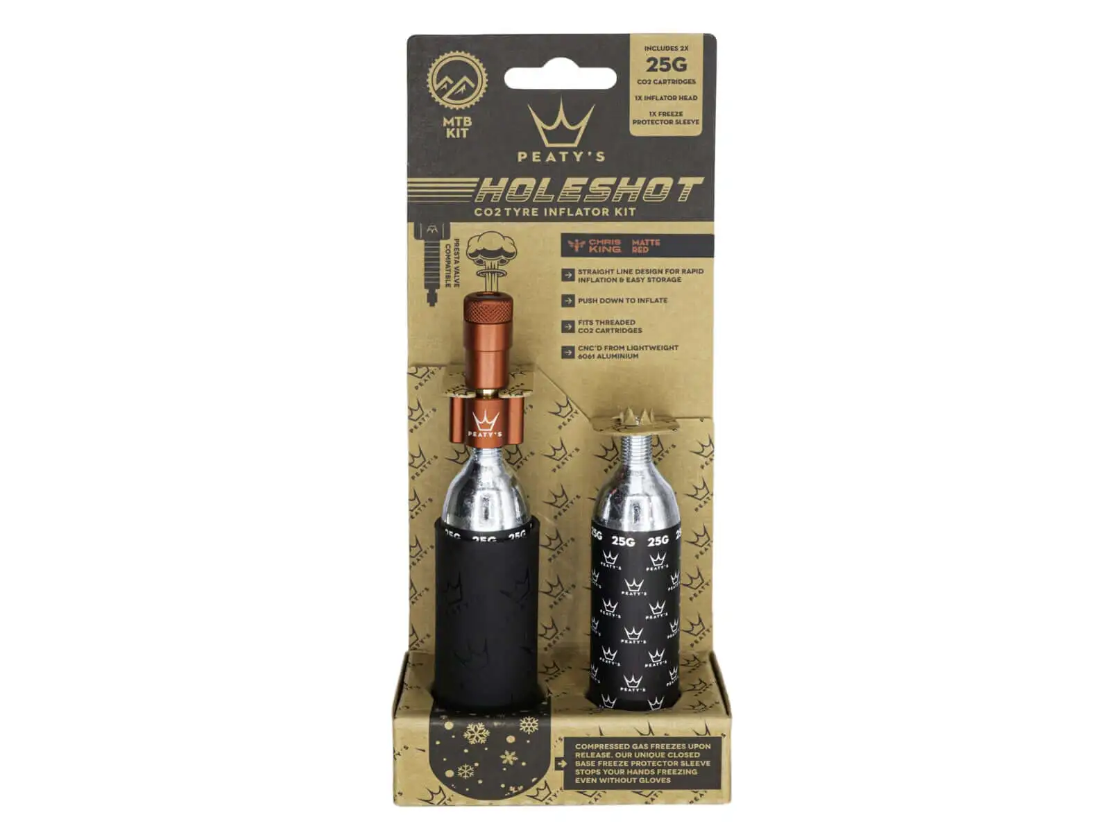 Peatys Holeshot CO2 zestaw 25 g Red