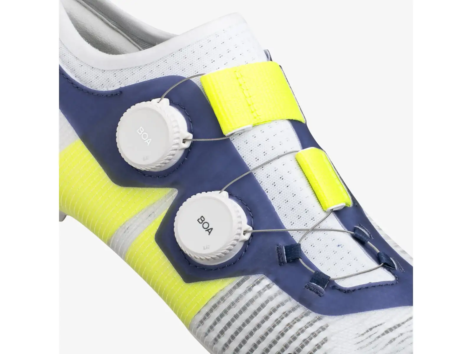 Fizik Vento Vega Carbon szosowe buty White/Yellow Fluo