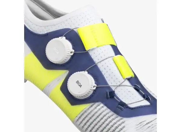 Fizik Vento Vega Carbon szosowe buty White/Yellow Fluo