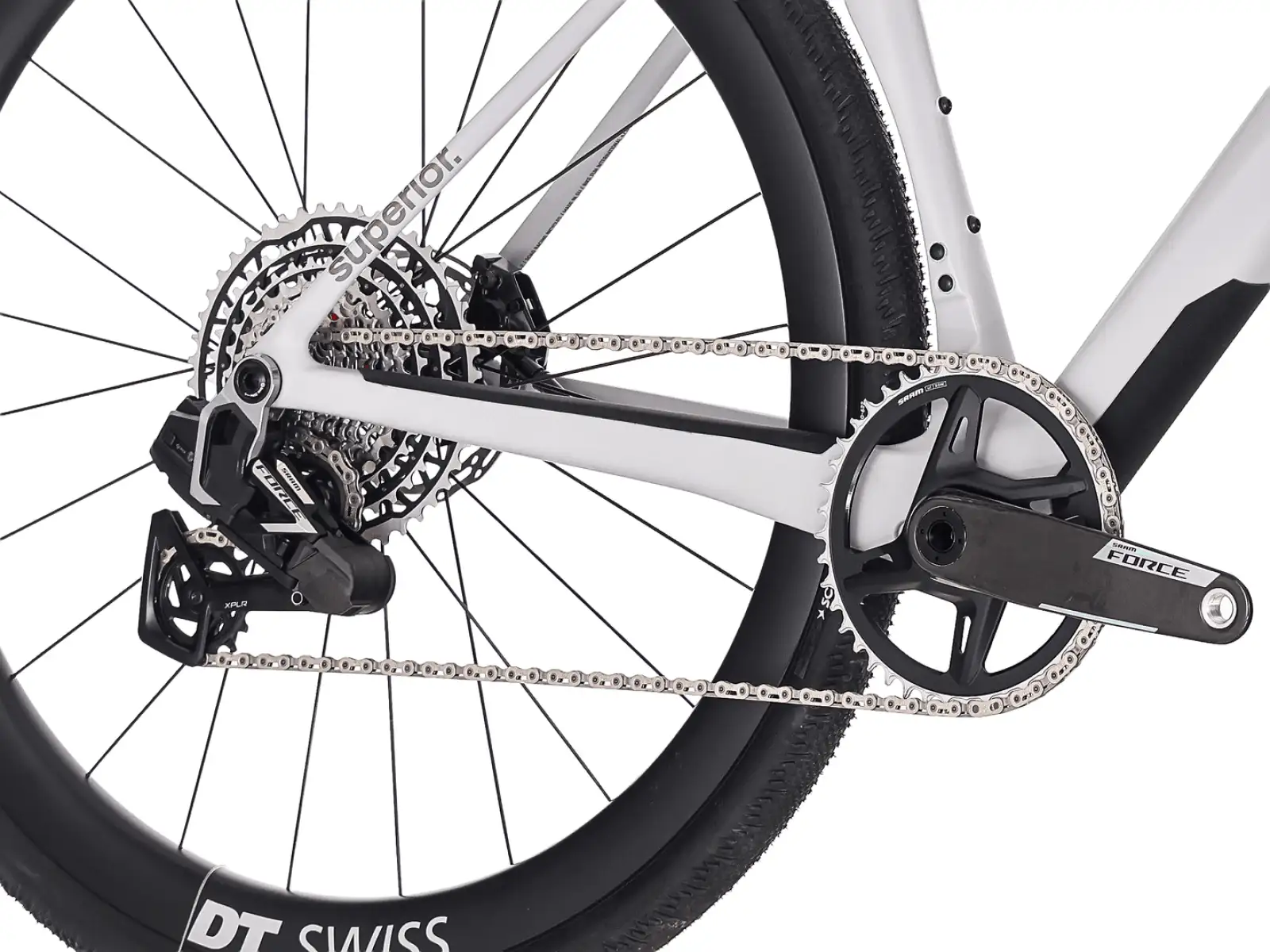 Superior XR 9.7 GR rower gravel Gloss Grey / Grey
