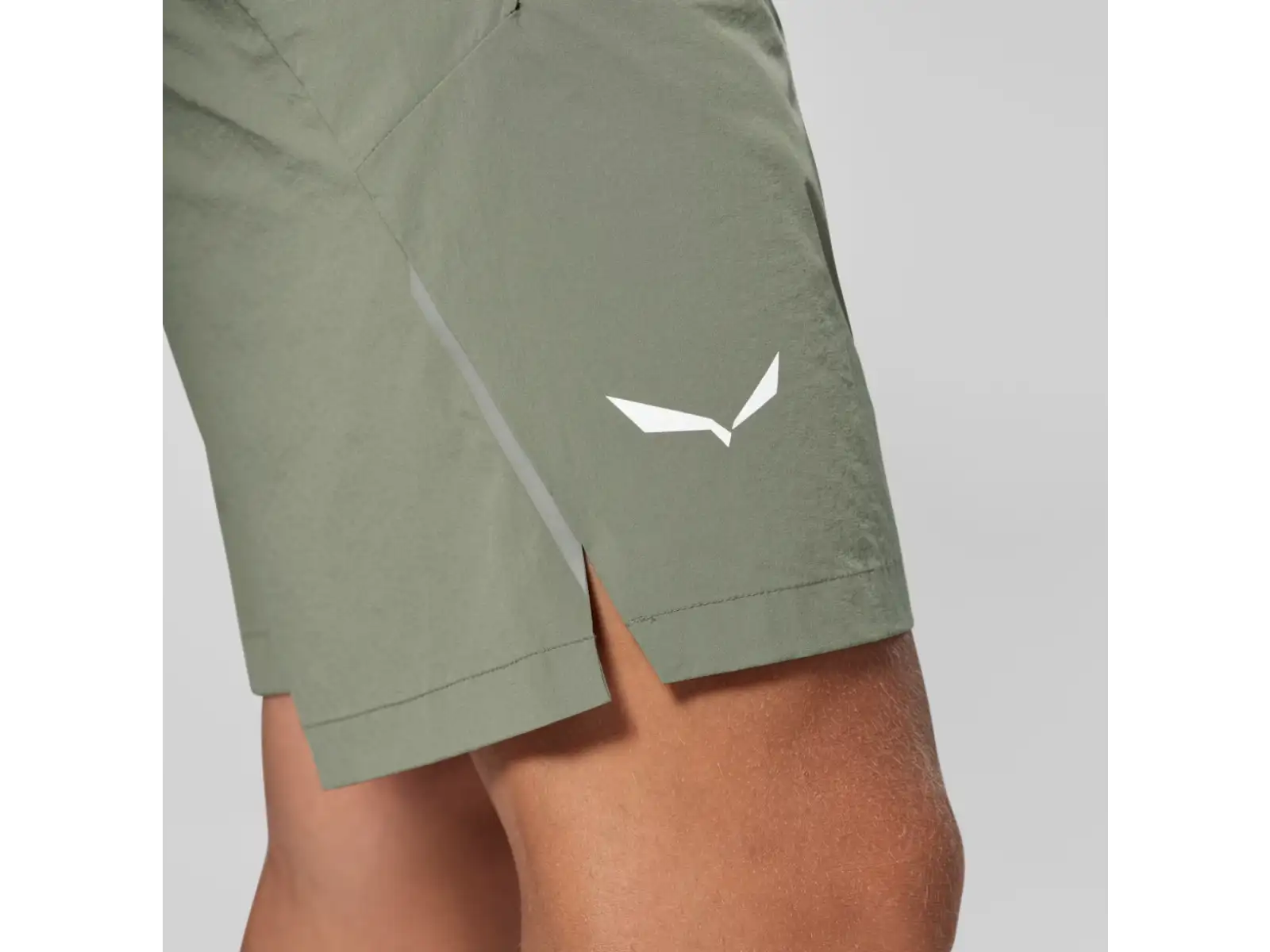 Salewa Pedroc Durastretch Light męskie spodenki Faded Green