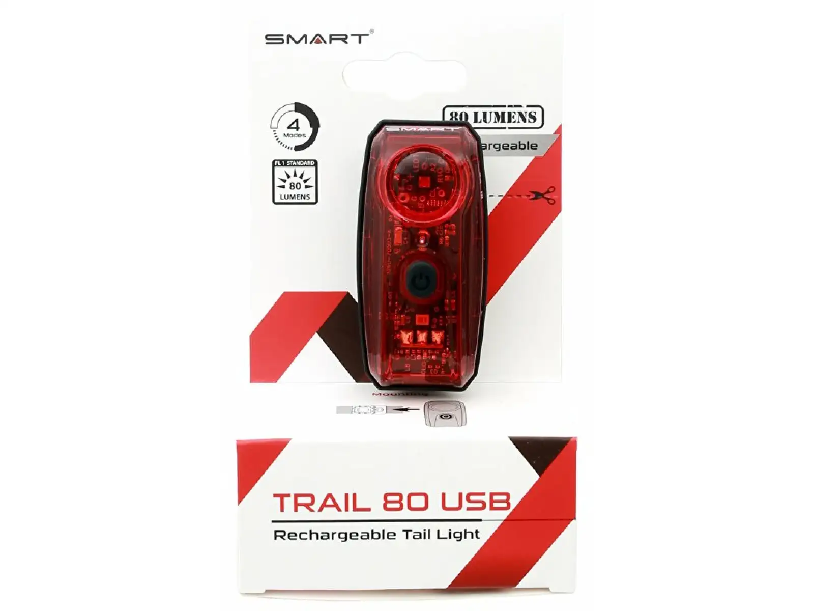Smart Trail 80 USB tylne światło