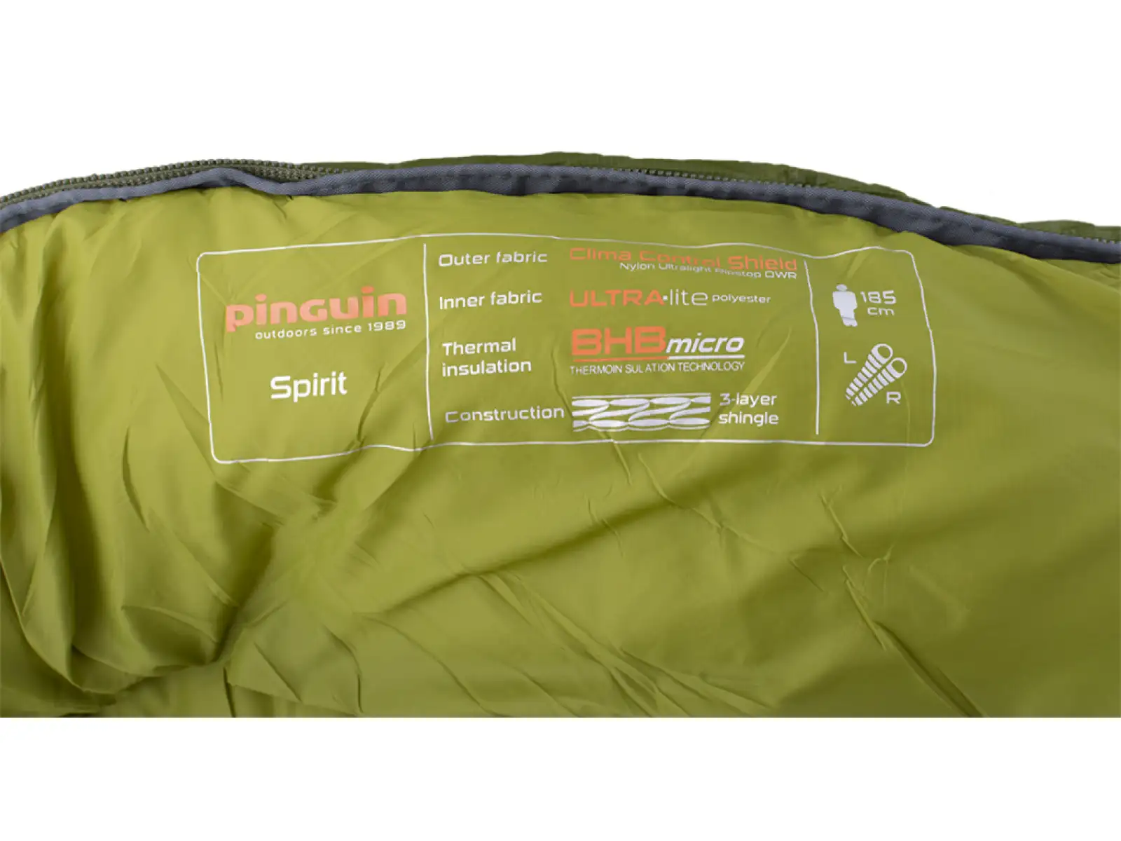 Pinguin Spirit CCS śpiwór 195 cm niebieska