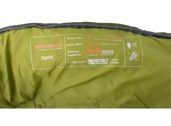 Pinguin Spirit CCS śpiwór 195 cm niebieska