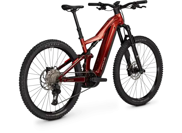 Focus THRON 9 800Wh rower elektryczny z pełnym zawieszeniem Maroonred / Darkmaroon