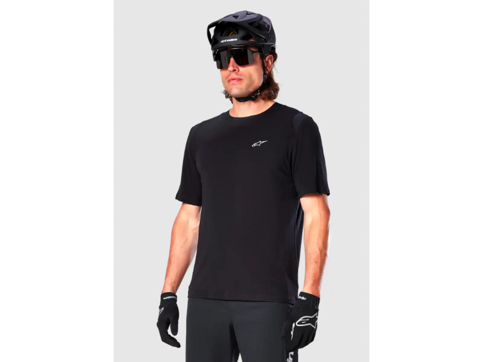 Alpinestars A-Dura Dri Wool męska koszulka z krótkim rękawem Black