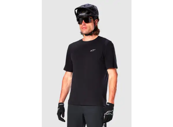 Alpinestars A-Dura Dri Wool męska koszulka z krótkim rękawem Black