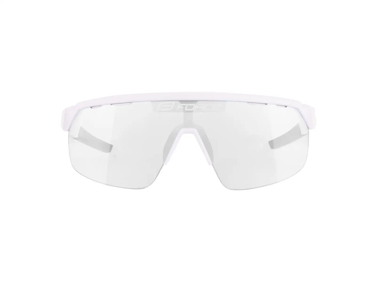 Force Enigma Pro okulary rowerowe białe połysk/fotochromatyczne szkło