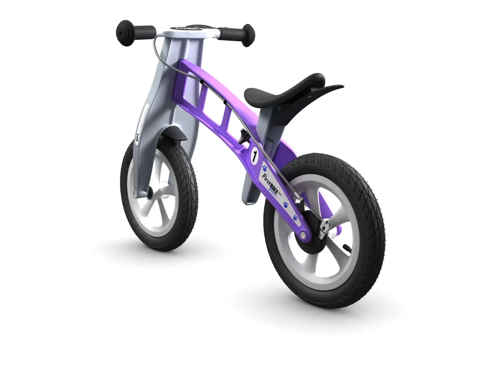 First Bike Street rowerek biegowy dla dzieci fioletowa