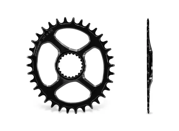 Garbaruk Oval MTB tarcza Shimano Silver 34z