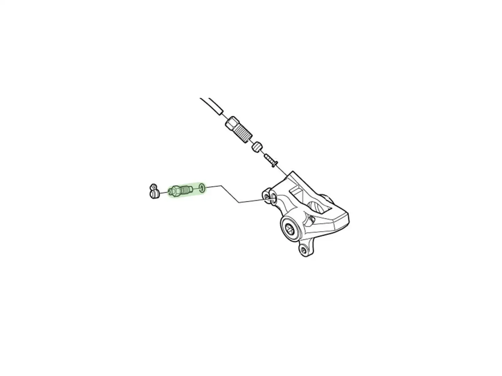 Shimano śruba odpowietrzająca zacisku hamulca - Y8CL98050