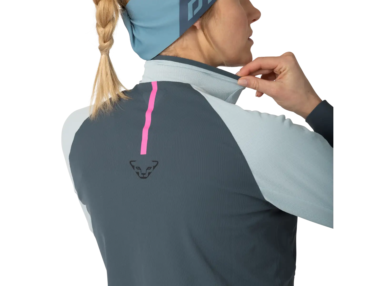 Dynafit Alpine 1/2 Zip damska koszulka dlugi rekaw Cloud Blue