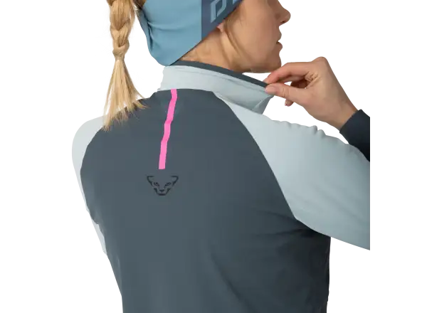 Dynafit Alpine 1/2 Zip damska koszulka dlugi rekaw Cloud Blue