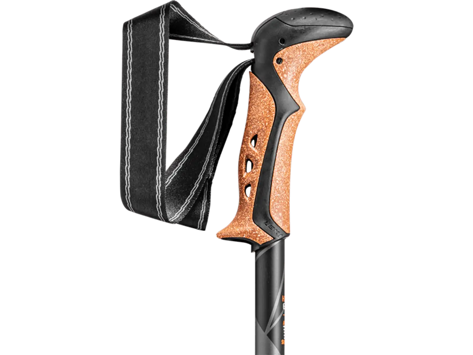Leki Khumbu AS kije trekkingowe Anthracite/Orange roz. 110 - 145cm