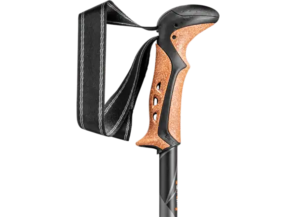 Leki Khumbu AS kije trekkingowe Anthracite/Orange roz. 110 - 145cm