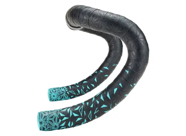 Supacaz Super Sticky Kush Star Fade owijki celeste star fade/celeste plugs
