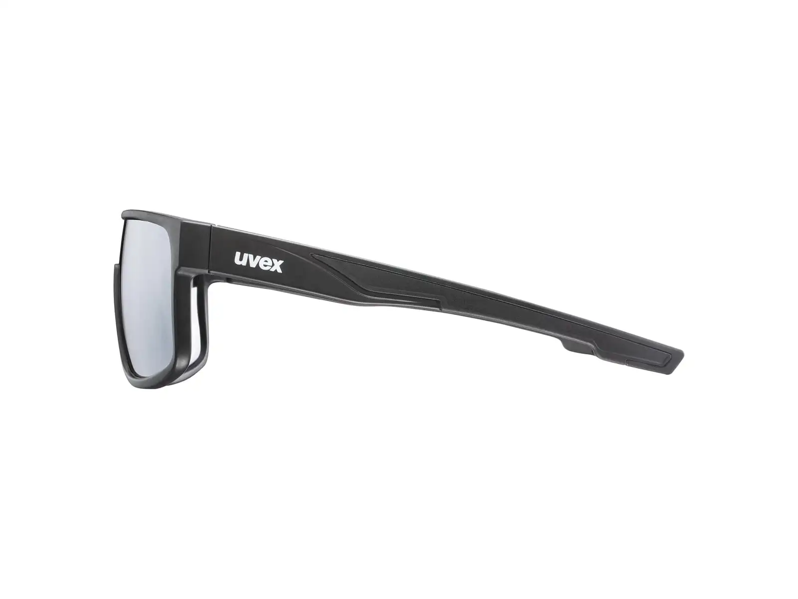 Uvex LGL 51 okulary rowerowe Black Mat/Mirror Silver