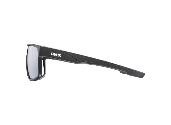 Uvex LGL 51 okulary rowerowe Black Mat/Mirror Silver