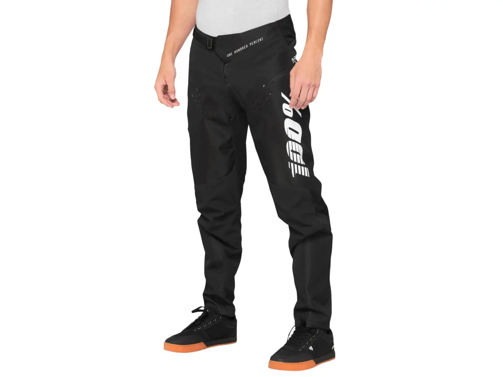 100% R-CORE Youth dziecięce spodnie Black