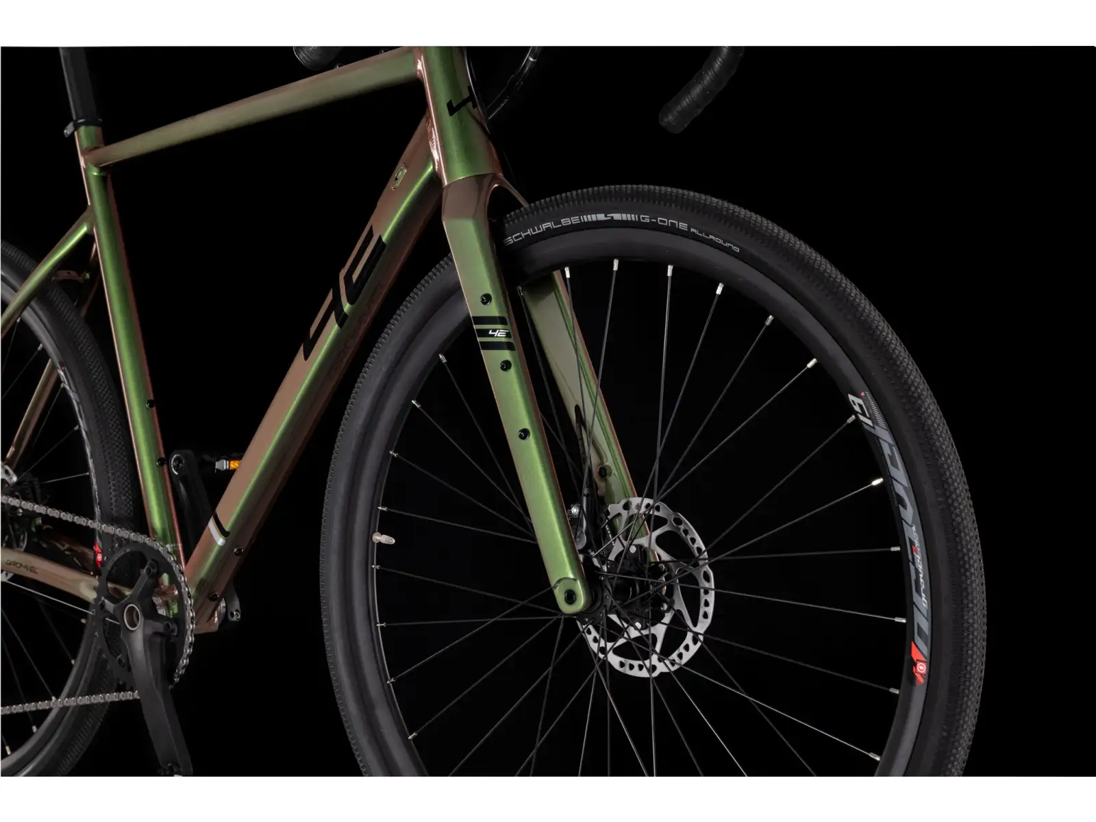 4Ever Gromvel Elite rower gravelowy Green dragon