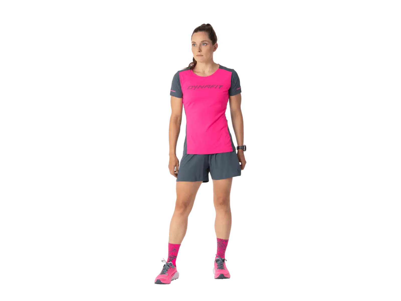Dynafit Alpine 2 damska koszulka z krótkim rękawem Pink Glo