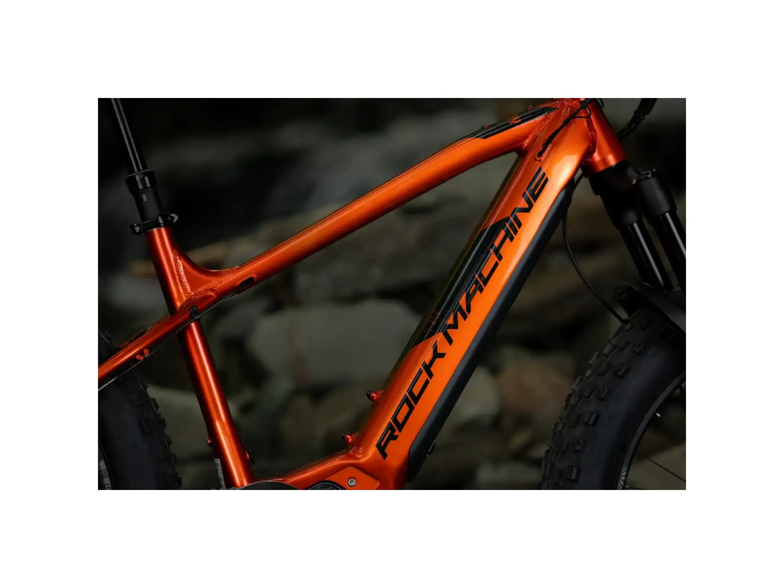 Rock Machine VYÖRY e90-26 rower elektryczny fatbike Metallic Orange/Black WZÓR