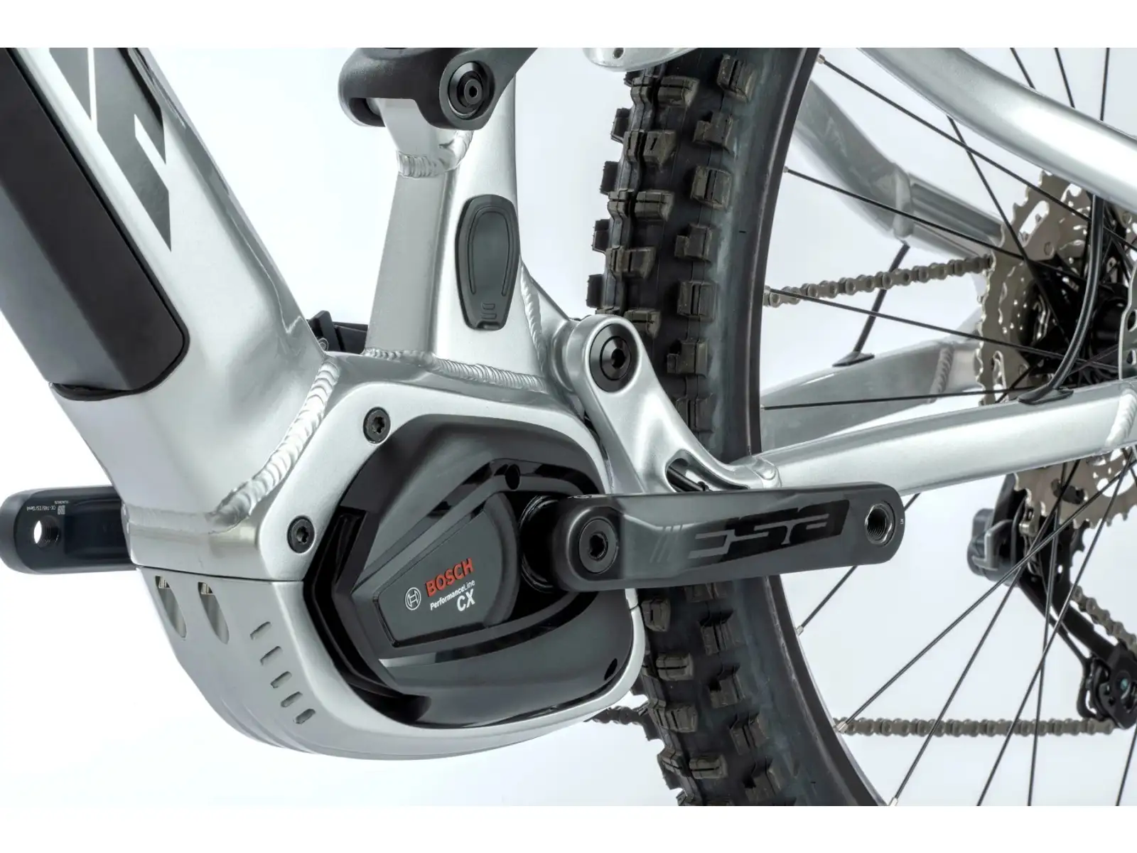 Apache Quruk 3 Bosch 1000 Wh rower elektryczny w pełni zawieszony srebrna