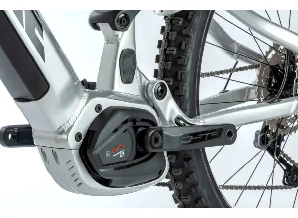 Apache Quruk 3 Bosch 1000 Wh rower elektryczny w pełni zawieszony srebrna