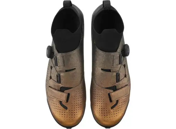 Shimano SH-RX801R męskie gravel buty metaliczny pomarańczowy