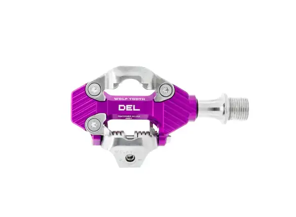 WOLF TOOTH DEL Gravel Race pedały zatrzaskowe Ultraviolet Purple