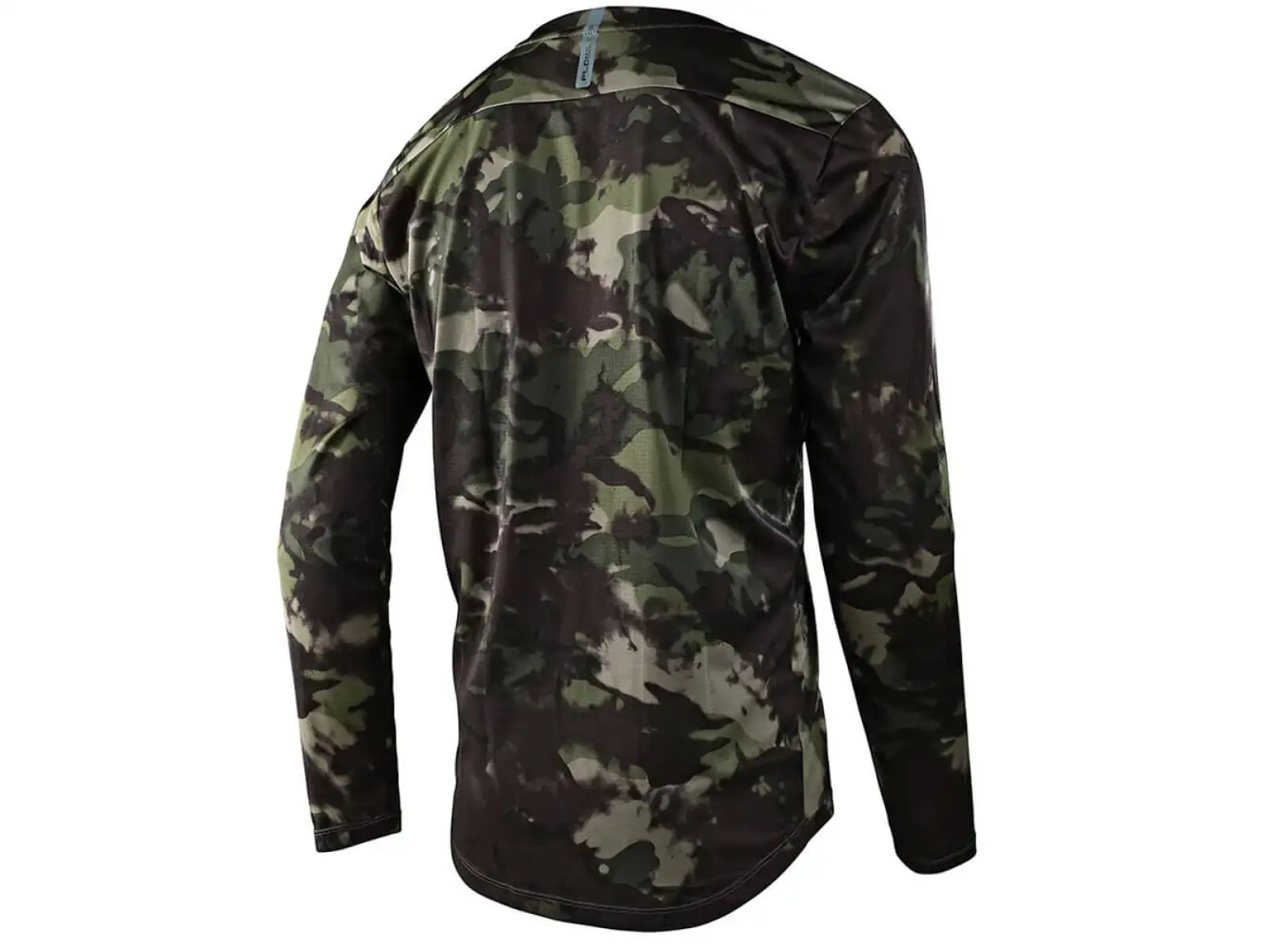 Troy Lee Designs Flowline męska koszulka z długim rękawem Covert army green