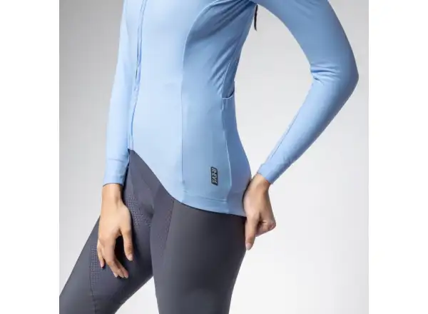 Alé R-EV1 Warm Race 2.0 damski ocieplany dres długi rękaw Sky Blue