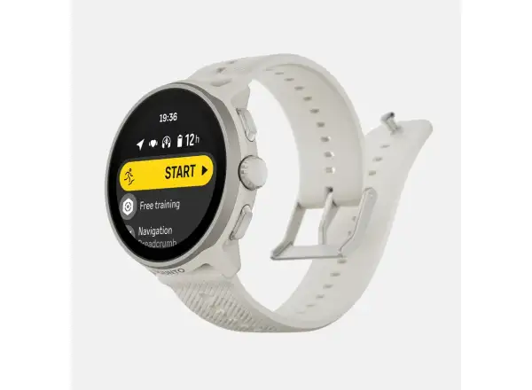 Suunto Run inteligentny zegarek silikonowy pasek Frost Gray