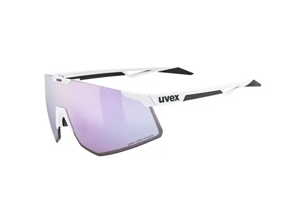 Uvex Pace Perform CV okulary White Matt/Mir. Lav
