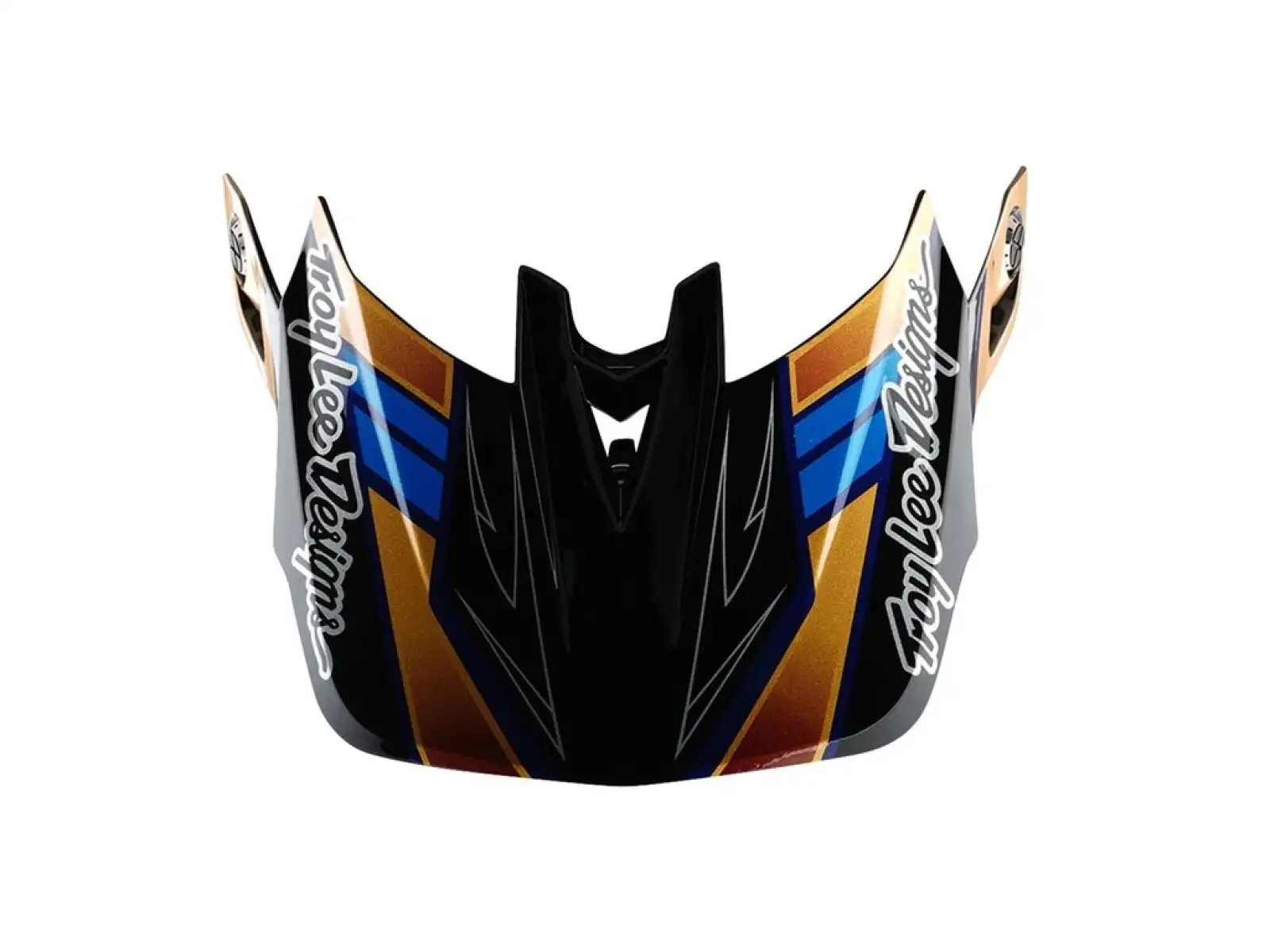 Troy Lee Designs D4 Composite kask integralny Royalty Black/Gold