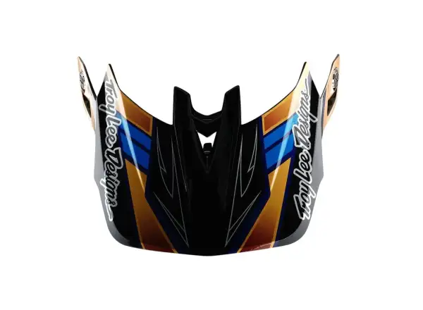 Troy Lee Designs D4 Composite kask integralny Royalty Black/Gold