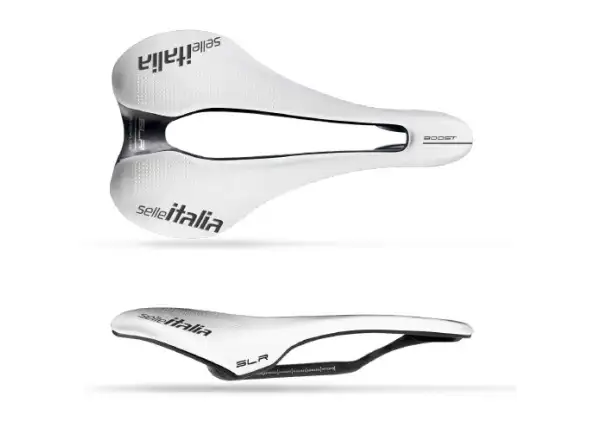 Selle Italia SLR Boost Superflow Kit Carbon S3 siodło 130x248mm White